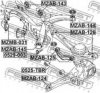 FORD BT4Z5500C Control Arm-/Trailing Arm Bush